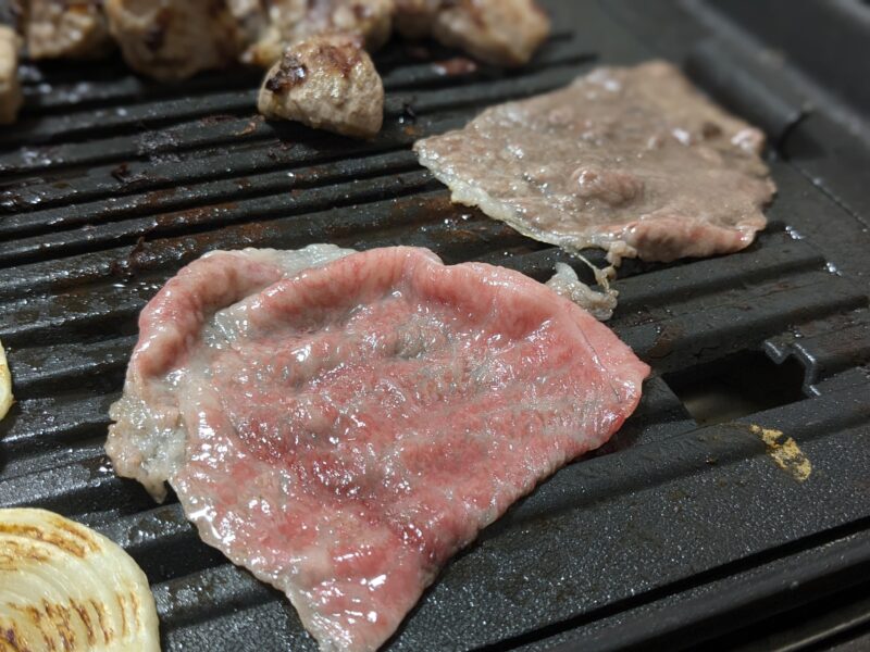 お肉ケーキで焼肉パーティー